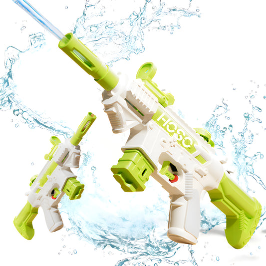 Rifle De Agua Hoso M416g Plástico Abs Para Niños 2-4 Años Verde Verde Claro
