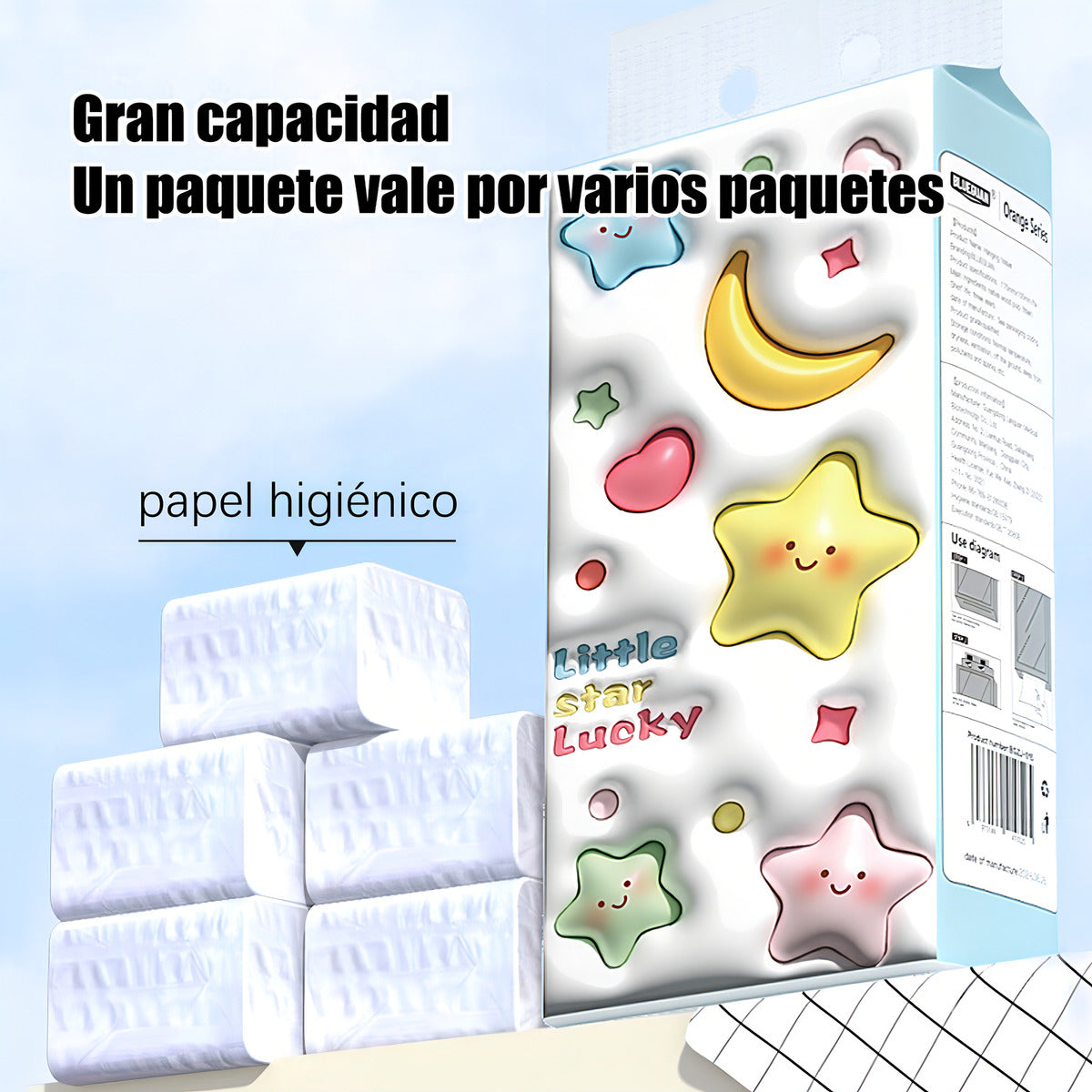 Servilleta De Papel Color Blanca Interfoliada 1280 Unidades Color Blanco