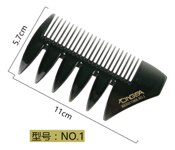 Peineta Barbería Ongba No.1 Plástico Profesional Barberos