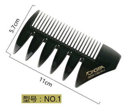 Peineta Barbería Ongba No.1 Plástico Profesional Barberos