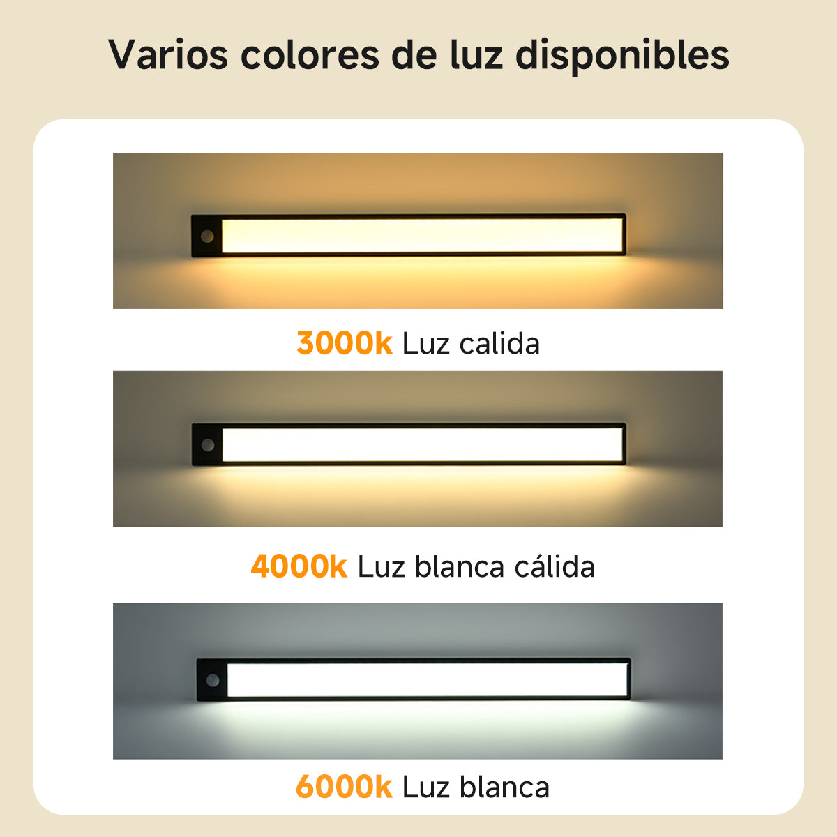 Pack 2 Luces LED con Sensor HOSO