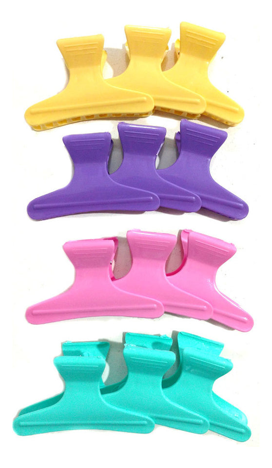 Pinzas Tomador 12 Und Cabello Colores O Negro