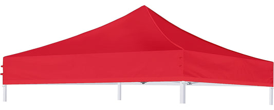 Lona Carpa Toldo Plegable Repuesto 2x2m Techo Color Rojo Estructural