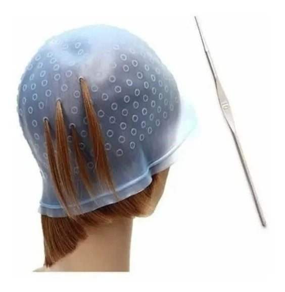 Gorro Viso Goma Para Pelo + Crochet