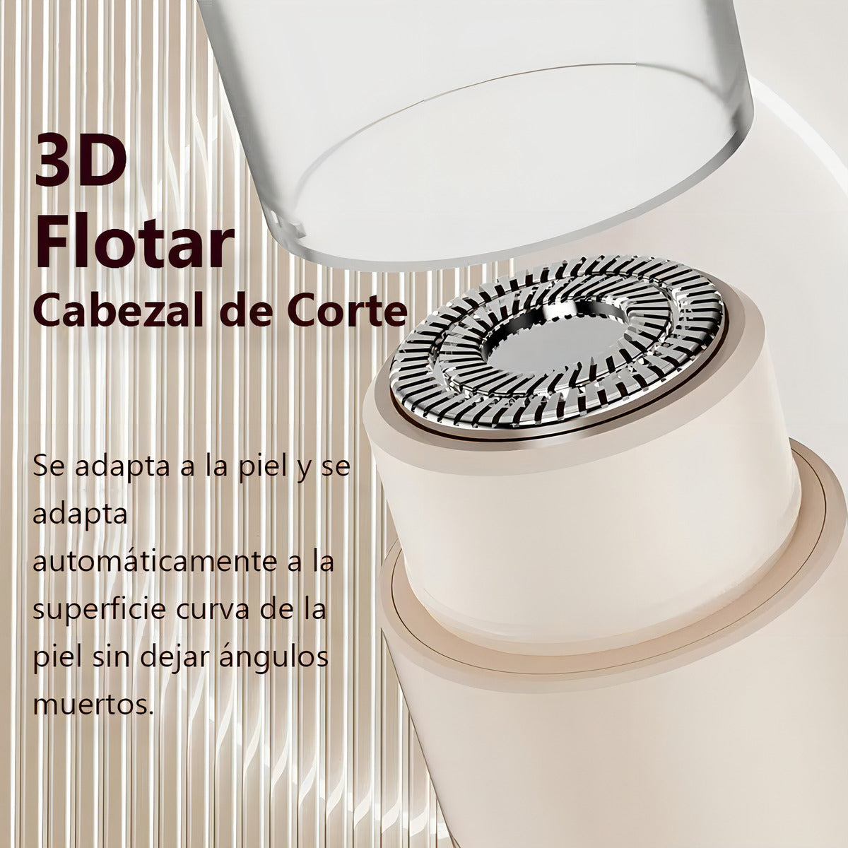 Inalambrico Depiladora Facial Maquina Mujer Recargable Usb Color Blanco