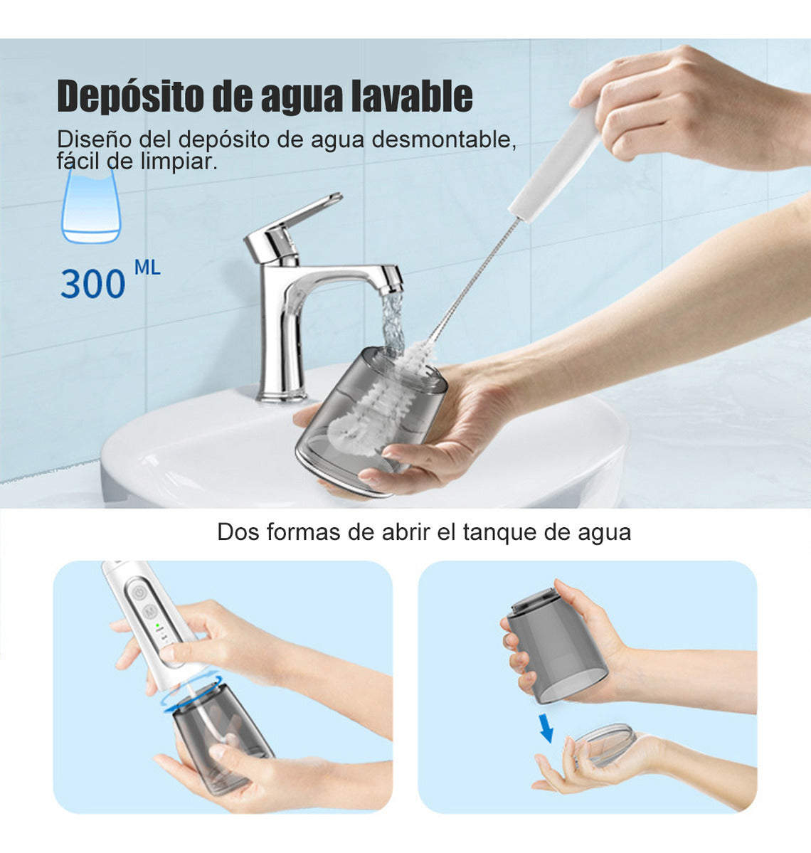 Irrigador Bucal Genérica M139plus Inalámbrico 130 Psi