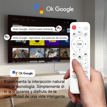 Tv Box Android Hoso H96max 4k Blanco Asistente Voz Hdmi De Voz