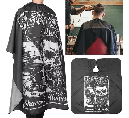 Capa De Corte Barbería / Peluquería - Múltiples Diseños
