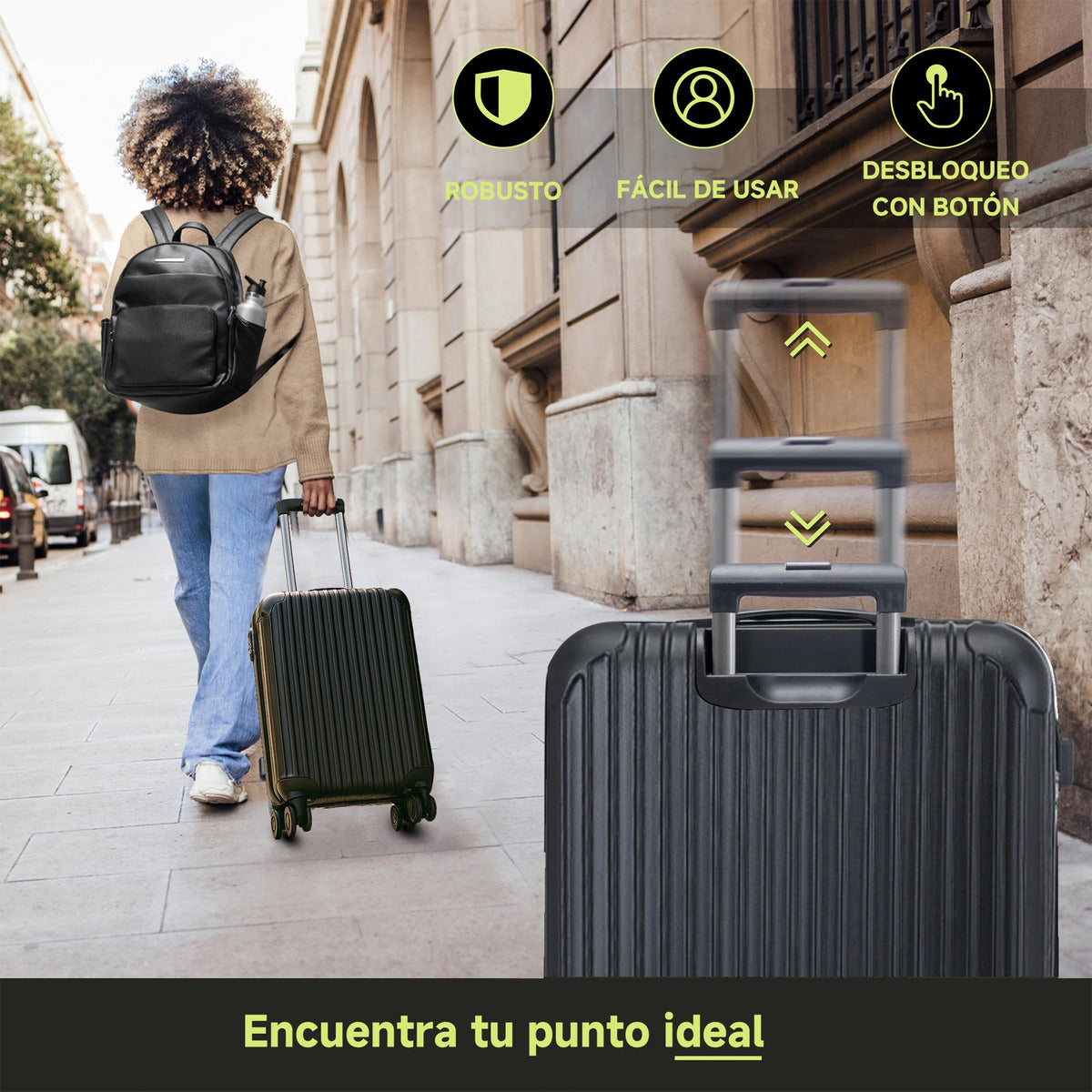 Maletas 23 Kilos De Cabina De Viaje Chica Varios Colores