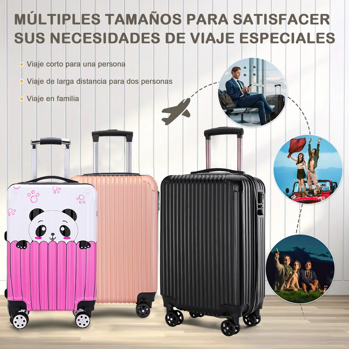 Maletas 23 Kilos De Cabina De Viaje Chica Varios Colores