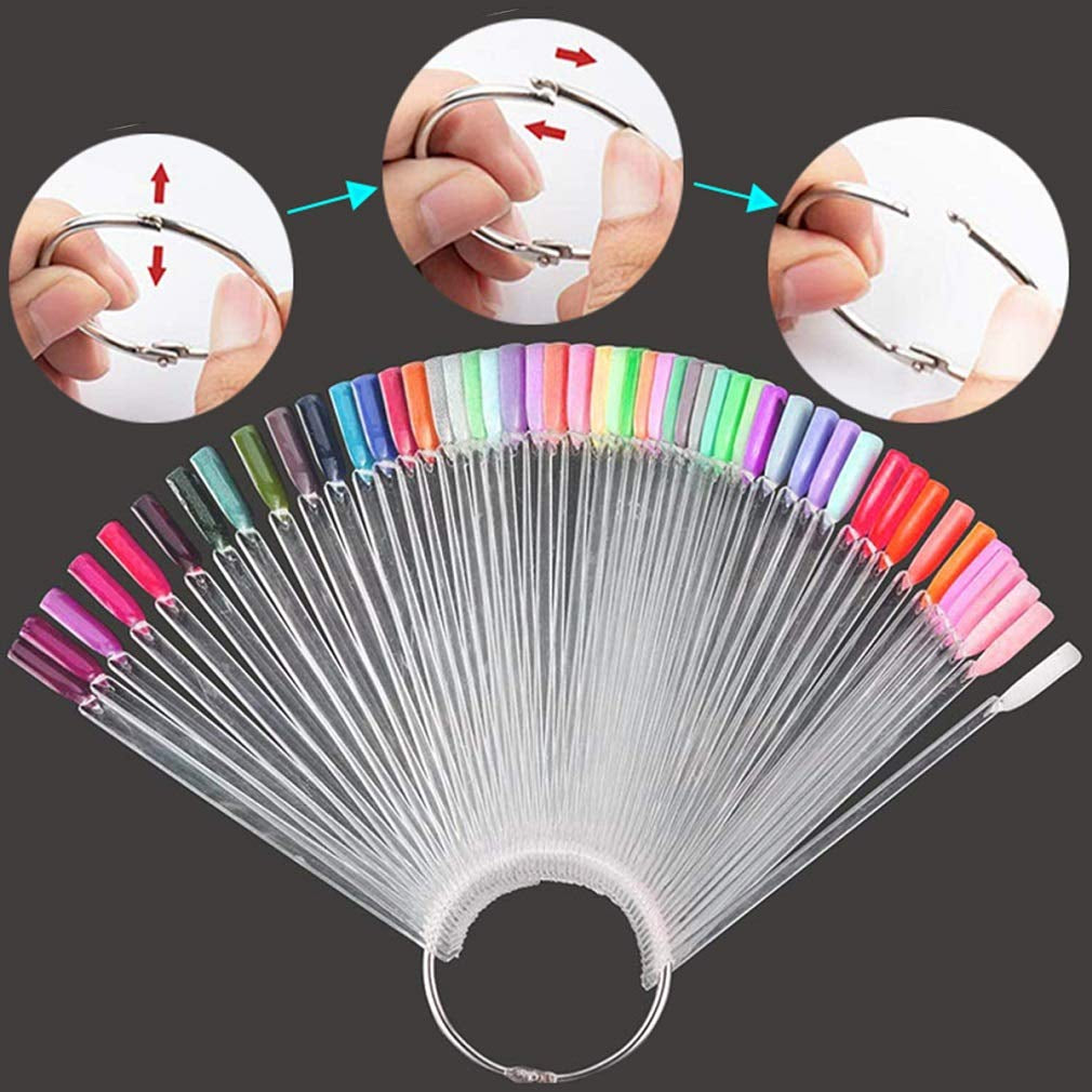 Muestrario De 50 Tips Uñas Para Practicar Manicure