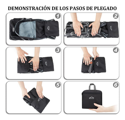 Bolso Viaje Deportivo 50l Multiusos Con Múltiples Bolsillos
