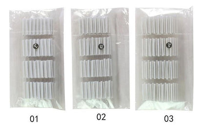Bigudies Papel Para Ondulación Pestañas Permanente S,m,l,xl Blanco