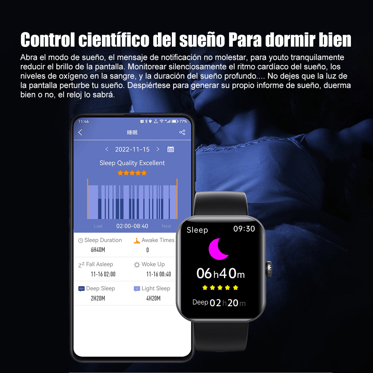 Reloj Inteligente Smartwatch F57l Deportivo Con Sensor Caja Negro Correa Negro Bisel Negro Diseño De La Correa Mesh