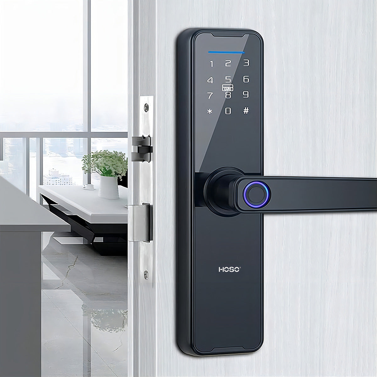 Cerradura Digital Inteligente Huella + NFC + Bluetooth - App Tuya