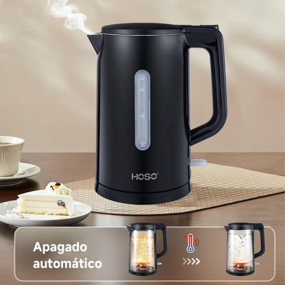 Hervidor 1.7l Sus304 Con Herramienta Libre De Bpa Y Apagado Negro