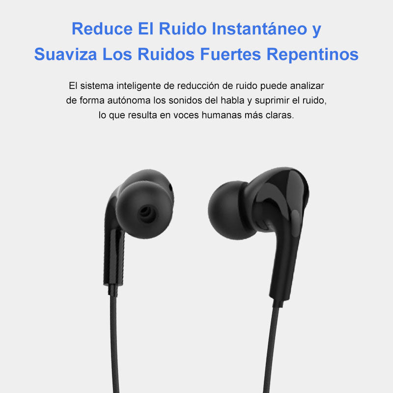 Audífono Para Sordos Recargable Internos Tercera Edad Color Negro