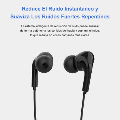 Audífono Para Sordos Recargable Internos Tercera Edad Color Negro