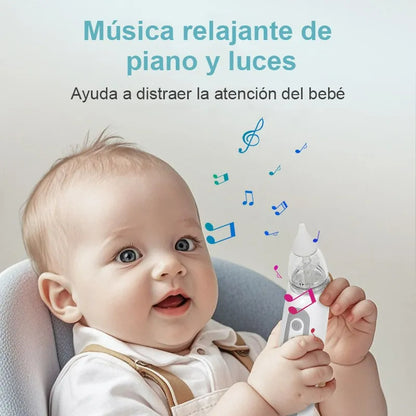 Cable Aspirador Nasal Electricos Bebe Filtros Ventosas Color Blanco