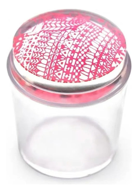 Set Clear Silicona Nail Stamping
