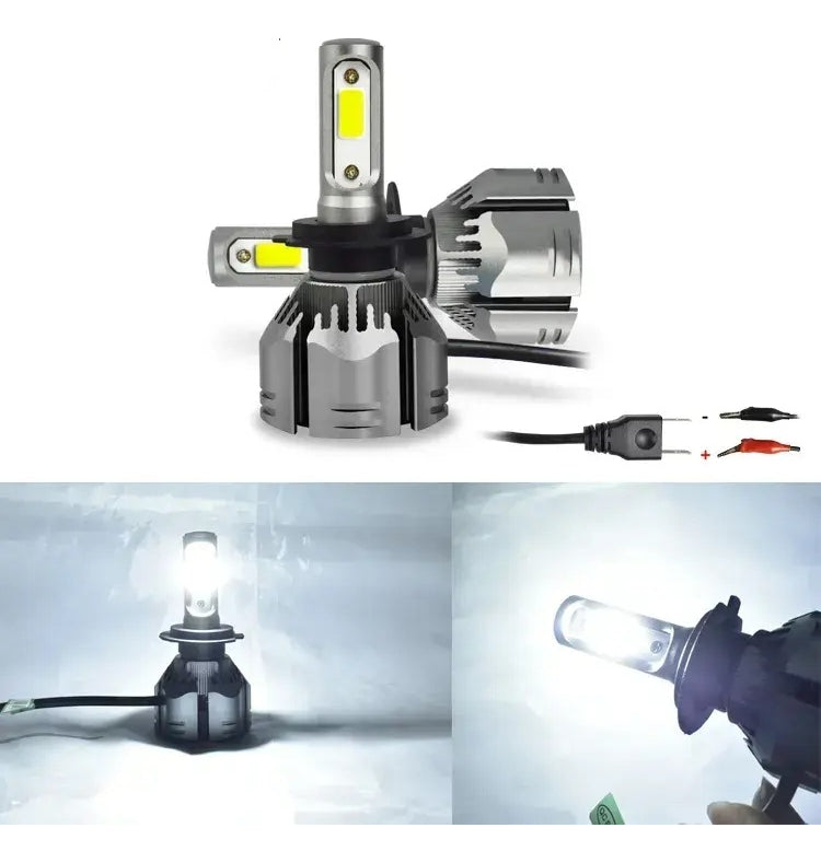 Ampolleta Auto Led Kit Luz Xenon H1 H3 H4 H7 H11 H13 9005/6