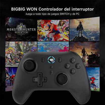Control Inalámbrico Hoso Ga01a Negro Bluetooth Compatible Nintendo Switch