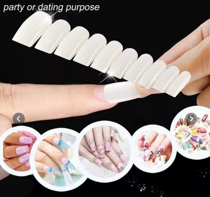 Tips 500 Unidades. Uñas Acrilicas, Gel, Manicure Profesional