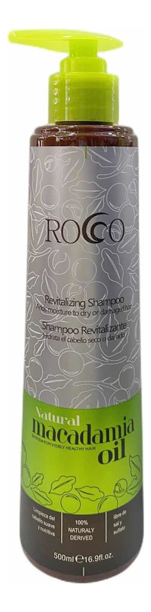Shampoo Macadamia Oil 500 Ml Rocco（复制）