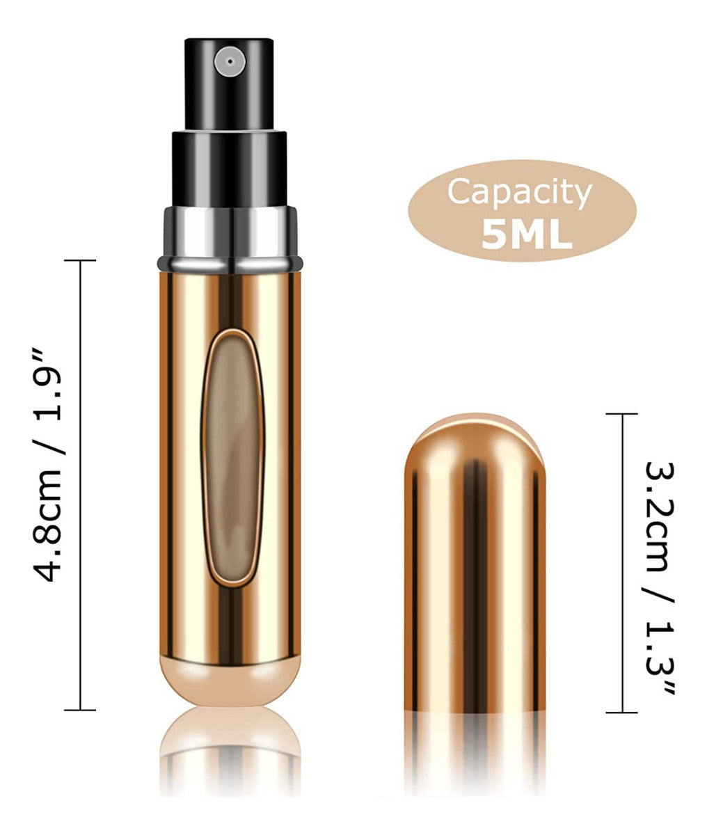 Botella Recargable Perfume Atomizador Portátil 5ml La Rose