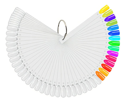 Muestrario De 50 Uñetas Para Practicar Manicure Transparente