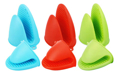 Guantes De Cocina Silicona Resistentes Al Calor 200°c Antideslizantes