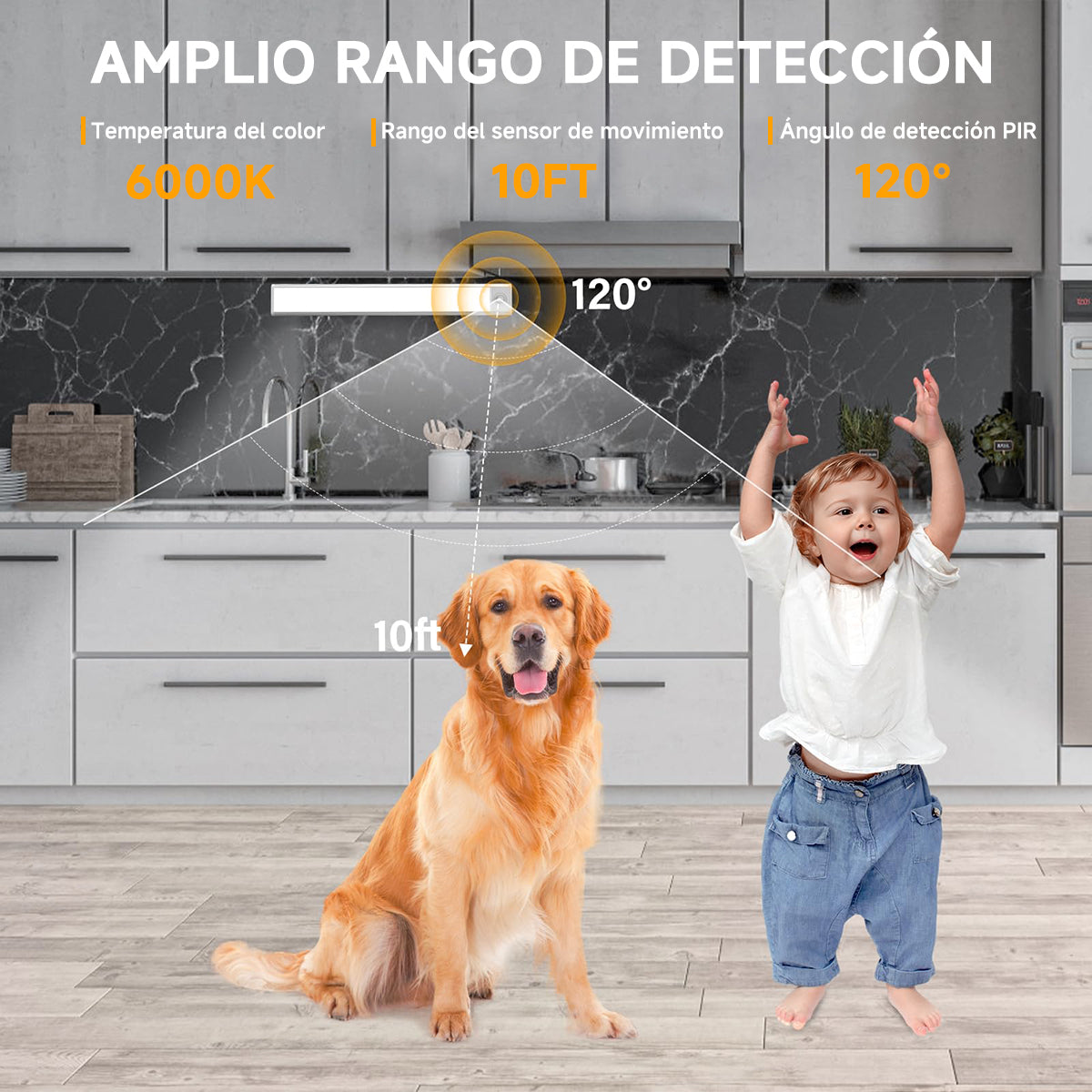 Pack 2 Luces LED con Sensor HOSO